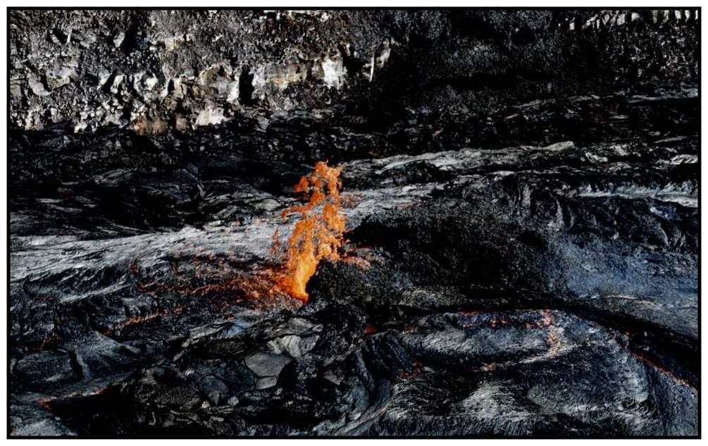 The author first saw Kilauea erupting in 1973 at
