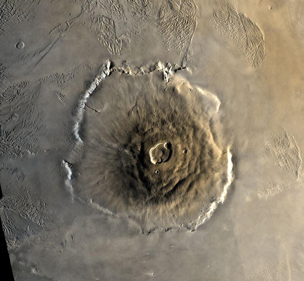 Volcanism on Mars Olympus