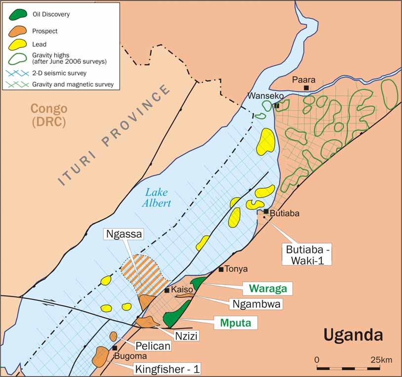 Albertine Rift Basin: Basin-Wide Full Cycle Campaign Lake Albert Exploration surveys 2D seismic planning Congo (DRC)