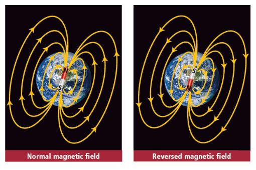 Magnetism Earth has a magnetic field generated by the flow of molten iron in the outer core.