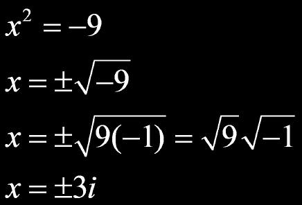 omplex Numbers Slide 186 / 276 omplex numbers will be studied in detail in the Radicals Unit. ut in order to fully understand polynomial functions, we need to know a little bit about complex numbers.