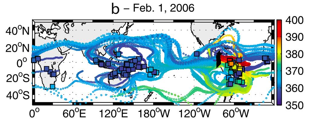 Previous convective influence approaches The convective influence approach was initially developed and applied to aircraft observations by Lenny Pfister Examples of its use