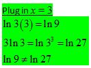 . If f is a linear function and 0 a b b < <, then '' ( ) a f d = 0 (B) (C) ab m( a b) (E) a b. If f ( ) = ln, 0< ln, <, then lim f ( ) is ln 9 (B) ln 7 (C) ln + ln (E) noneistent.