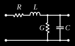 Concept of Surge Impedance (or Surge Admittance) Transmission line model with loss R+jωL L Z = = G+jωC C (if R = and G = ) Characteristic Impedance Z o is defined by equation above.