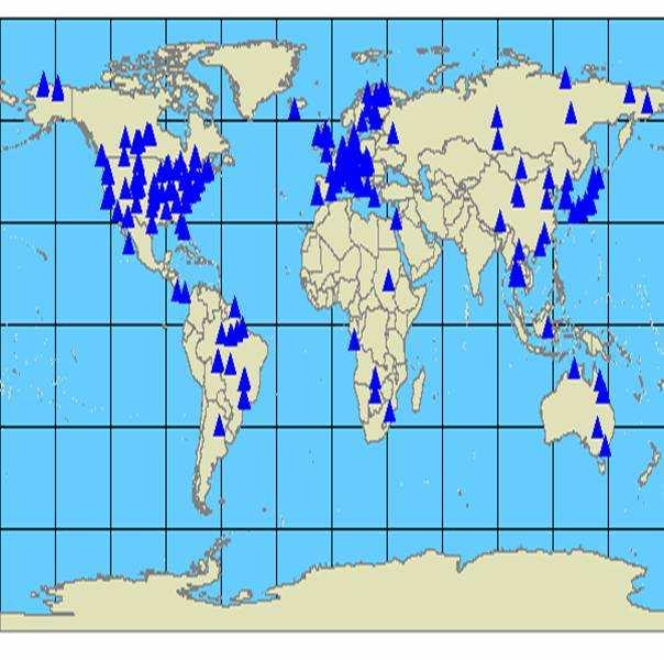 Measuring NEE NEE is measured at more than 250 sites worldwide This provides a worldwide monitoring network of CO 2 fluxes that allows us to generalize about