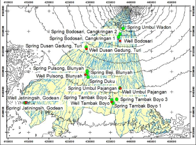CHEMICAL COMPOSITION AND HYDRAULIC CONNECTIVITY OF SOUTHERN MERAPI SPRINGS