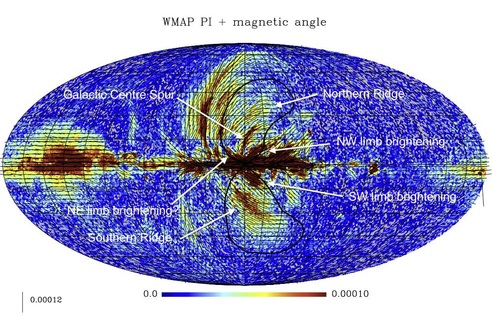 Giant magnetized outflows from the centre of the Milky Way (3)