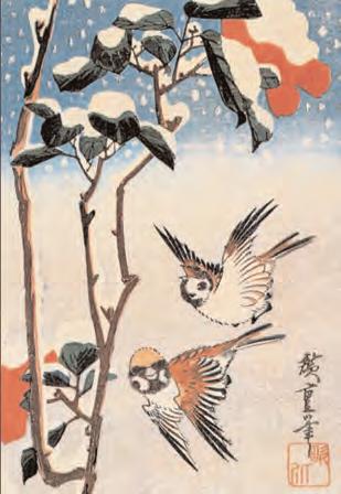 NC4857/PC4857 Hiroshige- Sparrows &