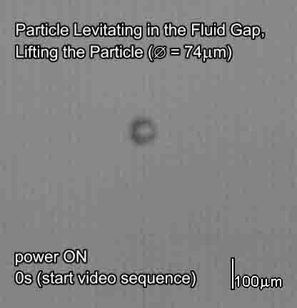 Haake Doctoral exam, 26 th August 24 17/ 25 Experimental esults Concentration of particles in Lines and Points VI.1.3 VETICAL POSITION OF PATICLES Particles can also levitate in the fluid, (see Two-dimensional case ).
