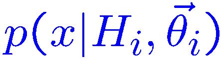 Rewriting the Bayes factor Suppose we have models Hi, i = 0, 1,.