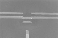 Single Cooper-pair transistor (SCT) Current bias mode Nb 1 µm Gate E c ~ 30 µev E J ~ 30 µev R T ~ 80 kω Nb ~ 800 µev