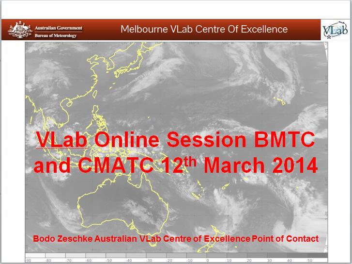 Online Session with CMATC, 12 th March 2014 CMA contribution