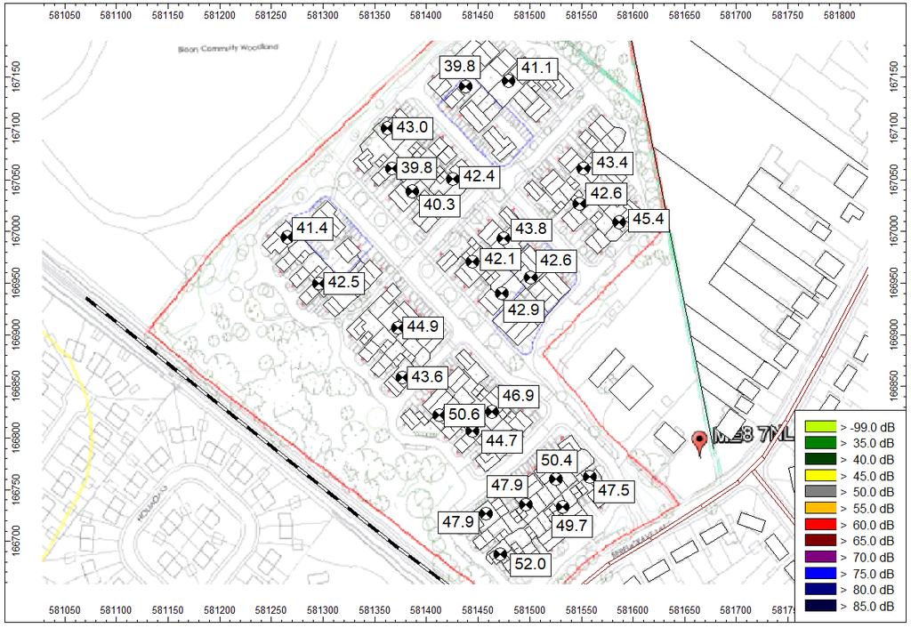 The development has external living areas on the development and therefore this criteria / guideline would be appropriately considered within the proposed rear residential garden areas.