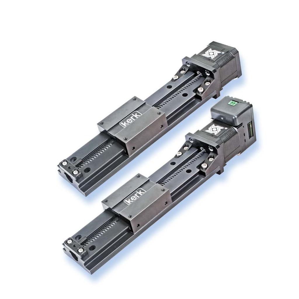 HAYD: 0 WGS0 Low Profile, Screw Driven Slide WGS0 Linear Rail with Hybrid 000 Series Size Single and Double Stacks and 000 Series Size Single and Double Stacks Kerk Motorized WGS Linear Slide