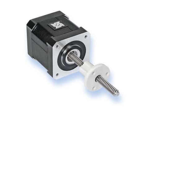 HAYD: 0 WGS0 Motorized 000 Series Size Motors Specifications: Motorized WGS0 with Size Single Stack Hybrid Motor Size : mm (.-in) Hybrid Linear Actuator (.