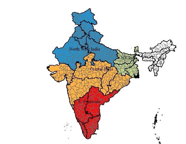 Appendix Map A India
