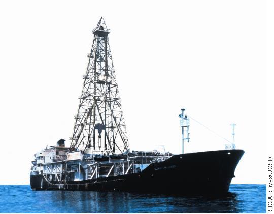 The final proof of sea-floor spreading came from rock samples obtained by drilling into the ocean floor. The Glomar Challenger, a drilling ship built in 1968, gathered the samples.