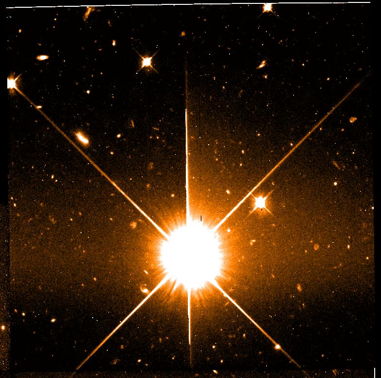 NACO/VLT Science Verification phase: the Casertano Deep field Reference star: r=12.1 b=13.