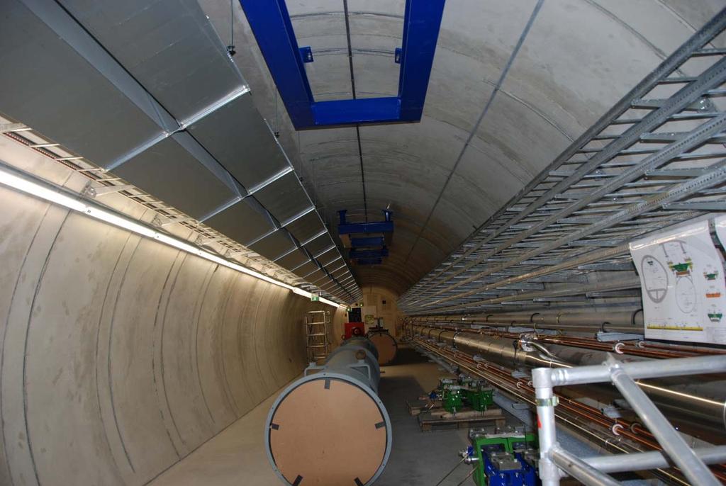 A Mock-Up Tunnel has been built to test installations and important sections To test the survey and alignment