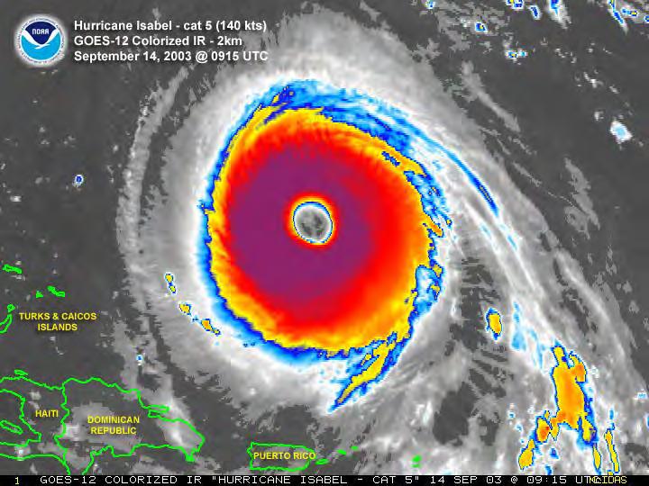 HOW DO WE DEFINE TORNADO HAZARD? Hurricanes vs Tornadoes NSSL Meteorologist: That is a category 5 hurricane.