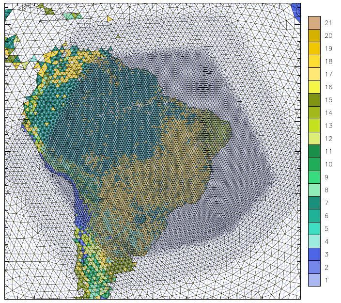 ASSESSING THE IMPACTS OF GLOBAL OCEAN WARMING ON CLIMATE OVER BRAZIL WITH THE OLAM OLAM model experiment design Global coarse cells 250 km Regional cells 32 km 45 vertical levels up to ~ 34 km