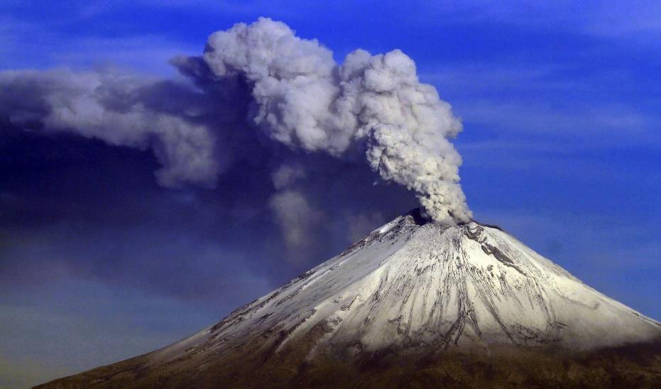 Popocatepetl volcano date back from the prehispanic civilizations.