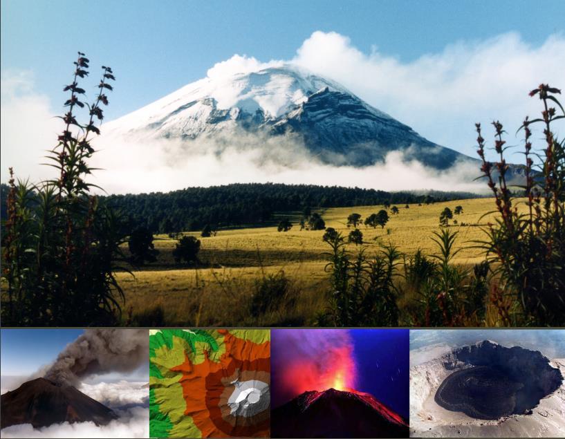 Popocatepetl means in Nahuatl language the smoking mountain It is at 5450 meters