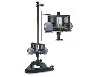 Apparatus The piece of equipment we used to measure the gravitational constant is called a torsion balance The torsion balance has a support base (pictured above in black) with two 15 kg lead balls