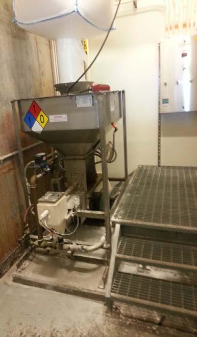 Pilot Testing with Two Polymer Mix Equipment Existing polymer