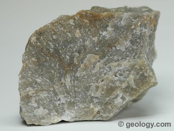interlocking crystals Quartzite Metamorphosed quartz