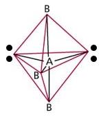 VSEPR: 5 Electron Groups (2) Class # of atoms bonded to # lone pairs on Arrangement of electron pairs AB 5 5 0 trigonal AB 4 E 4 1 trigonal AB 3 E 2 3
