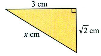 cosine, and tangent) Find x for each