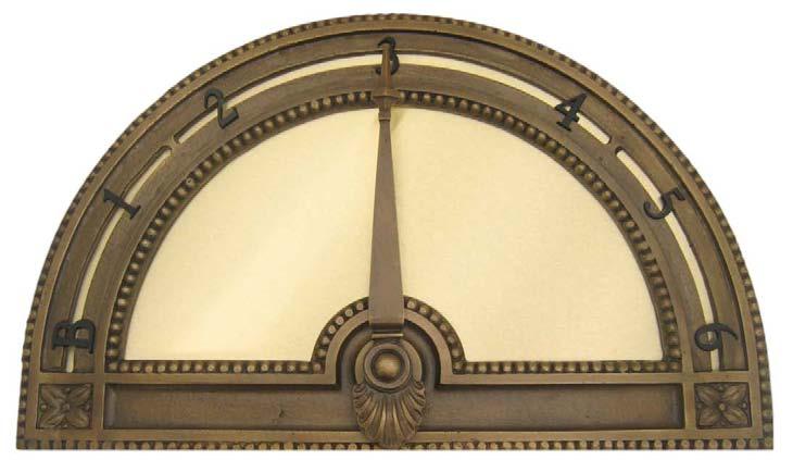 Dial Indicator - Bead 180 Degree Dial Indicator 10.5 Tall x 17.25 Wide x.