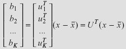 Linear transformation implied by PCA The linear
