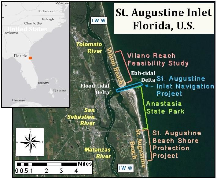 INFLUENCE OF INLET / SHOAL COMPLEX ON ADJACENT SHORELINES VIA INLET SINK METHOD Kelly R. Legault, Ph.D., P.E. 1, Tanya M. Beck 2 and Jason A. Engle, P.E. 3 The region of influence of the inlet on the adjacent shoreline was determined via examination of the inlet s net sink effect.