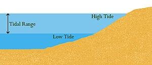 There are two high tides per day.