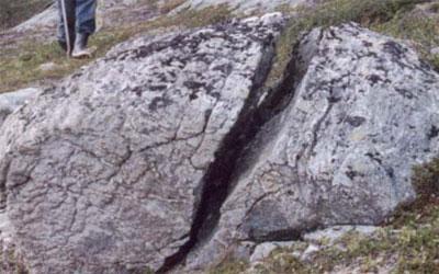 Physical or Mechanical weathering takes place when rocks are broken down without any change in the chemical