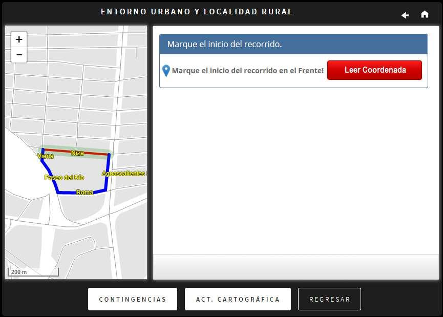Route run and validation using GPS coordinates 5.