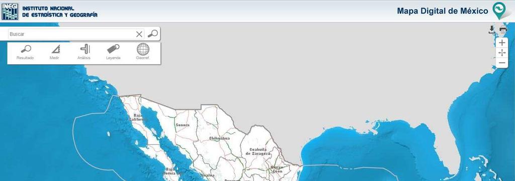 Digital Map of Mexico Open-source geomatic platfrom that allows the