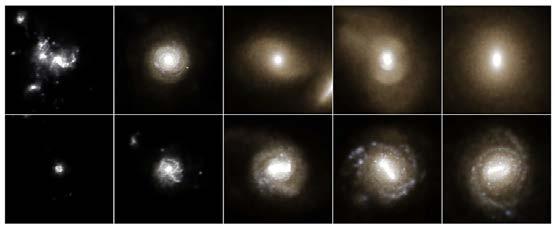 (Kim+08, Hong+16) Relate the subhalos and real galaxies by a rule that the heavier the brighter.