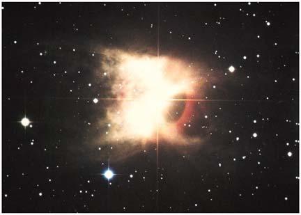 through which hydrogen fusion works its way outward in the star The core shrinks and