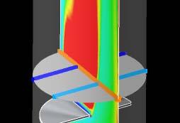 ANSYS CFX Experimental Data Quantitative Comparison 3.5 z=80mm 3.0 2.5 y=0mm Norm. Air Volume Fra action [-] Abso olute Water Ve elocity [m/s] 2.0 1.5 1.0 0.