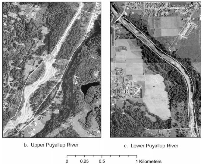 Integrated floodplain management Levee setbacks Puyallup River, WA Floodplain reconnected by levee setback Seasonal
