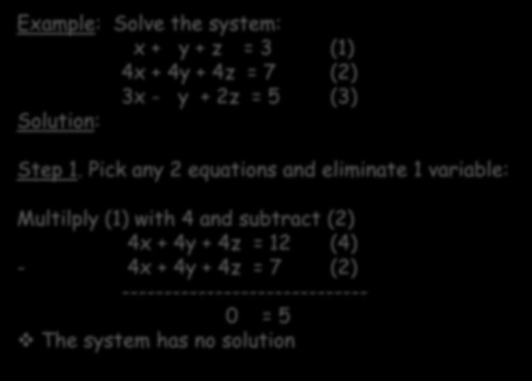 Use equations (4) and (5) to solve for 1 of its variables. 4. Substitute the known variable to either (4) or (5) to find the other variable. 5.