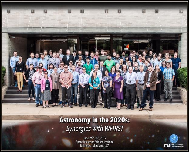 Future Synergies with WFIRST In June 2017, the Institute hosted a meeting dedicated to exploring the scientific reach of WFIRST in the evolving astronomical landscape.