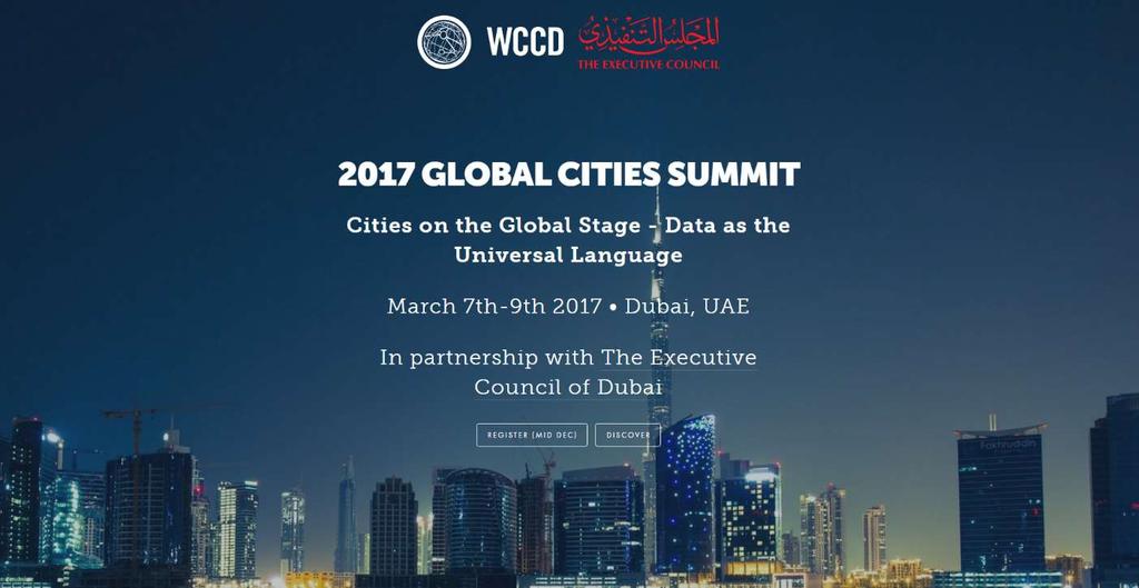 INVITATION TO THE WCCD GLOBAL CITIES SUMMIT