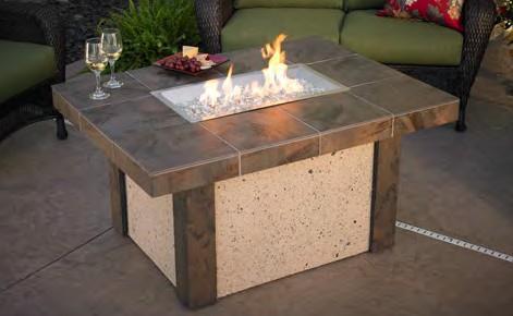 tile top that looks like slate Outdoor-rated stucco and