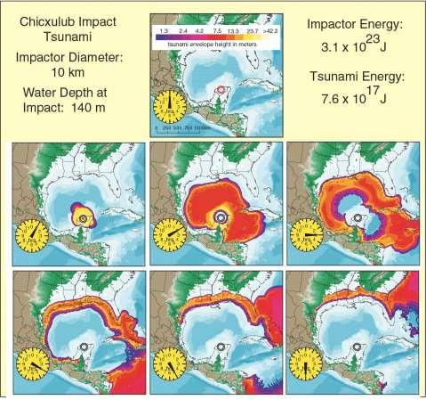 worldwide and deposits from tsunamis around the
