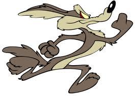 How would Coyote E. Wiley fall down a cliff in reality? Vertical motion is treated separately.