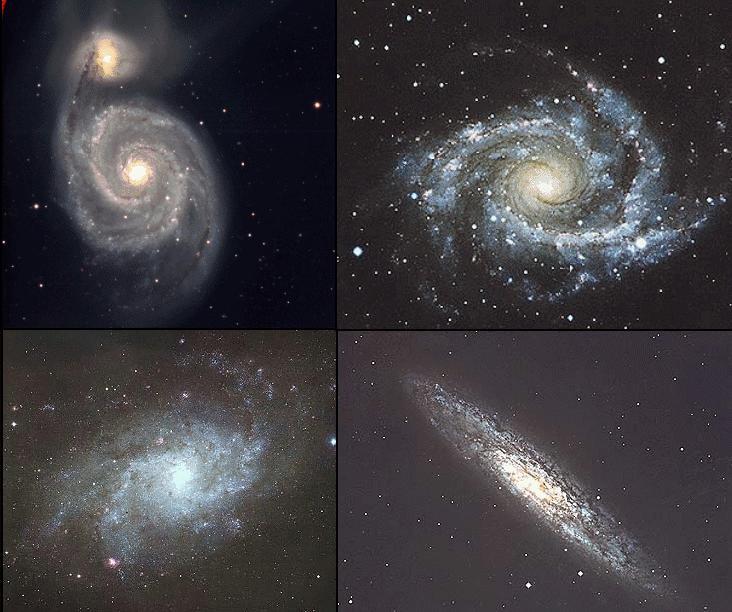 Some pictures of galaxies with modern